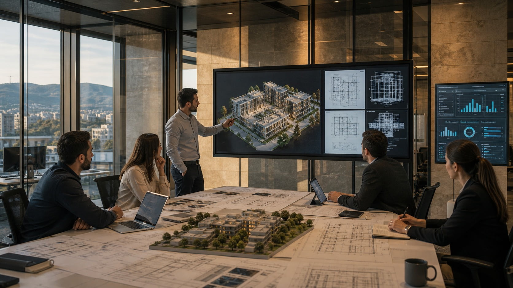 Integrated design, technology, and project controls across the development lifecycle.