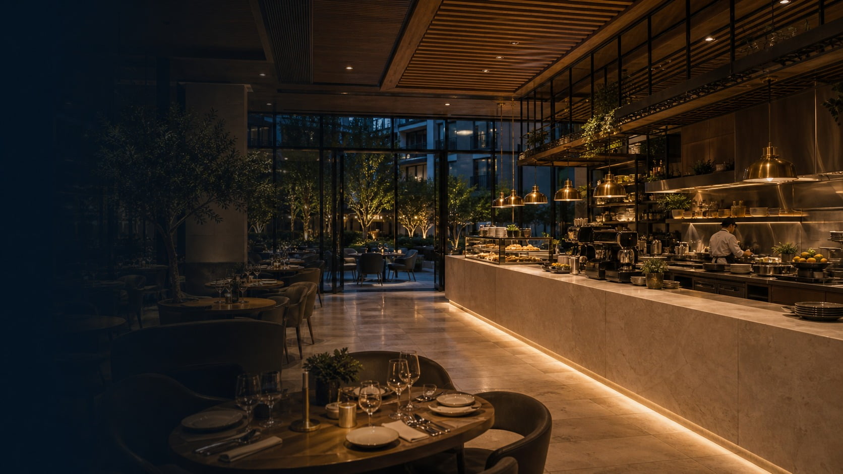 Hospitality and Experience visual direction for the Aurevon platform.