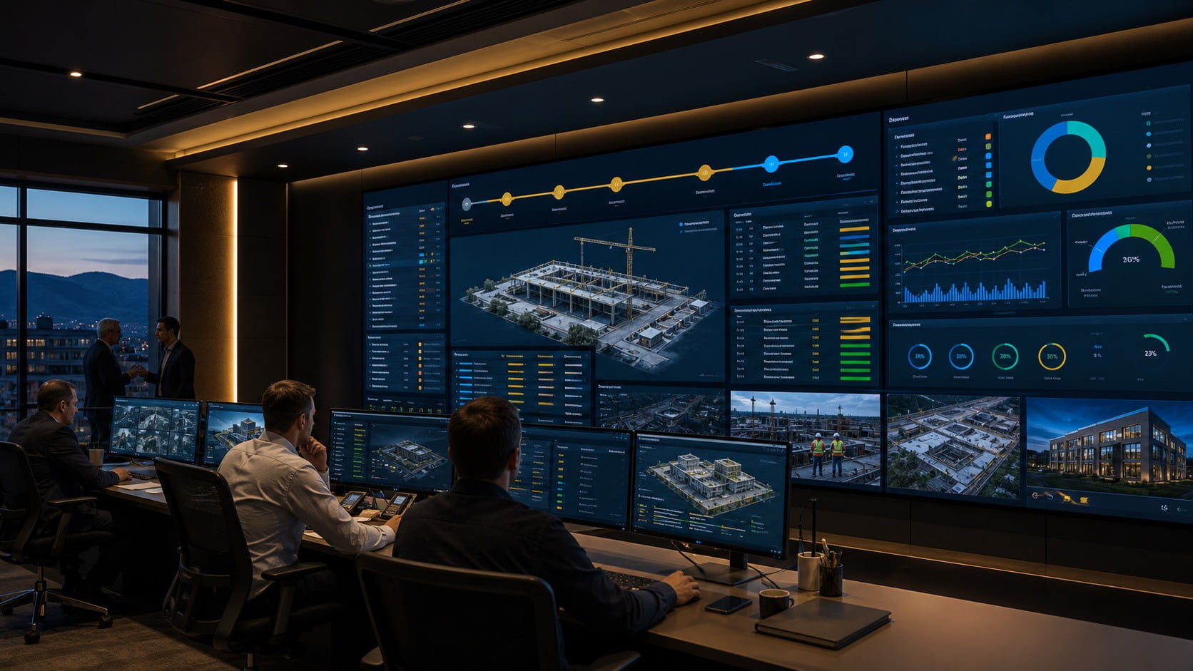 Aurevon project controls and delivery follow-up dashboard for development operations.
