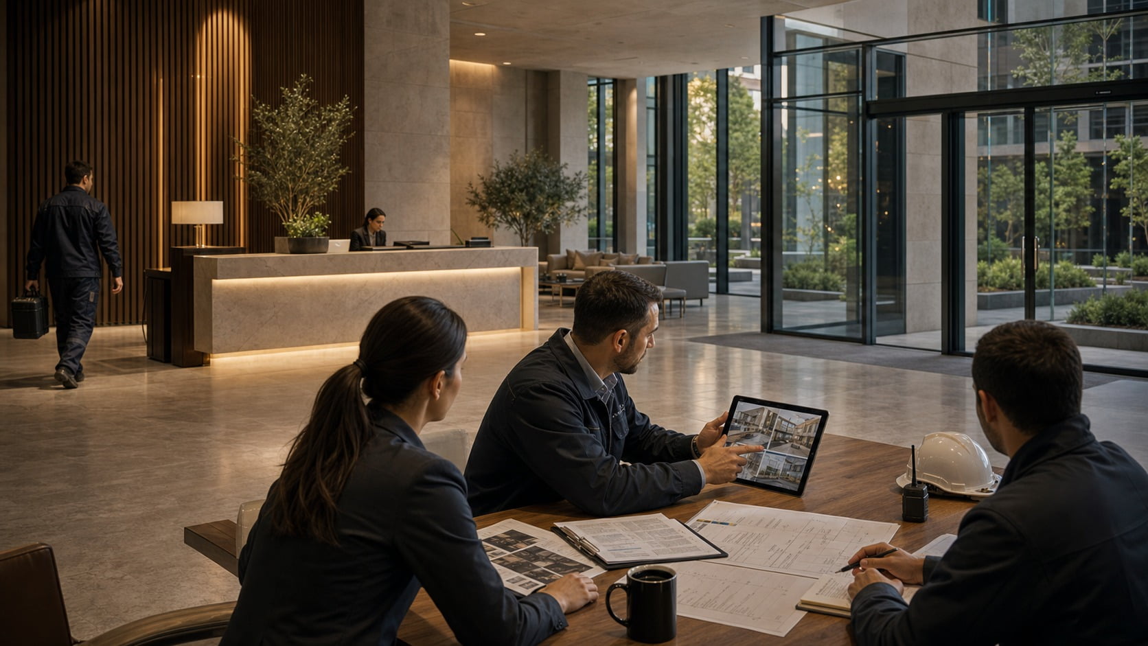 Real Estate and Facilities visual direction for the Aurevon platform.